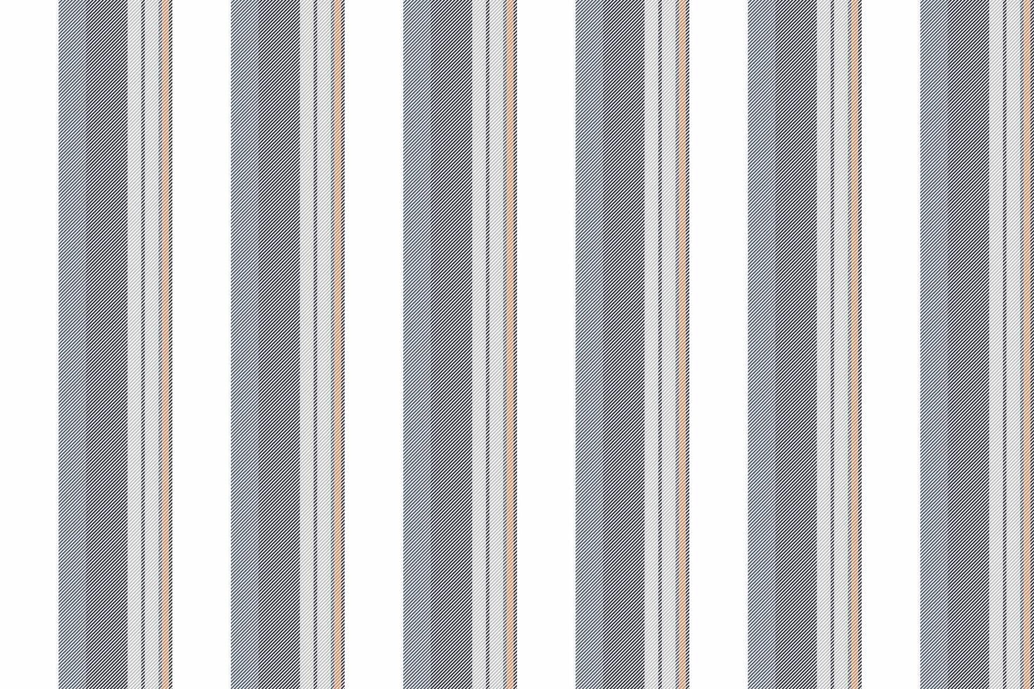Geometric textile background seamless, tone vertical pattern texture. Jacket stripe lines fabric in white and dark colors. vector