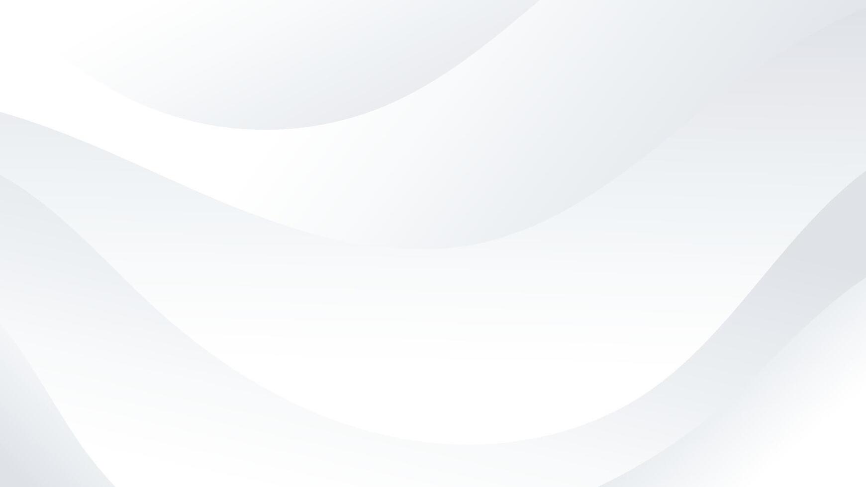 white background with abstract dynamic line and curve vector