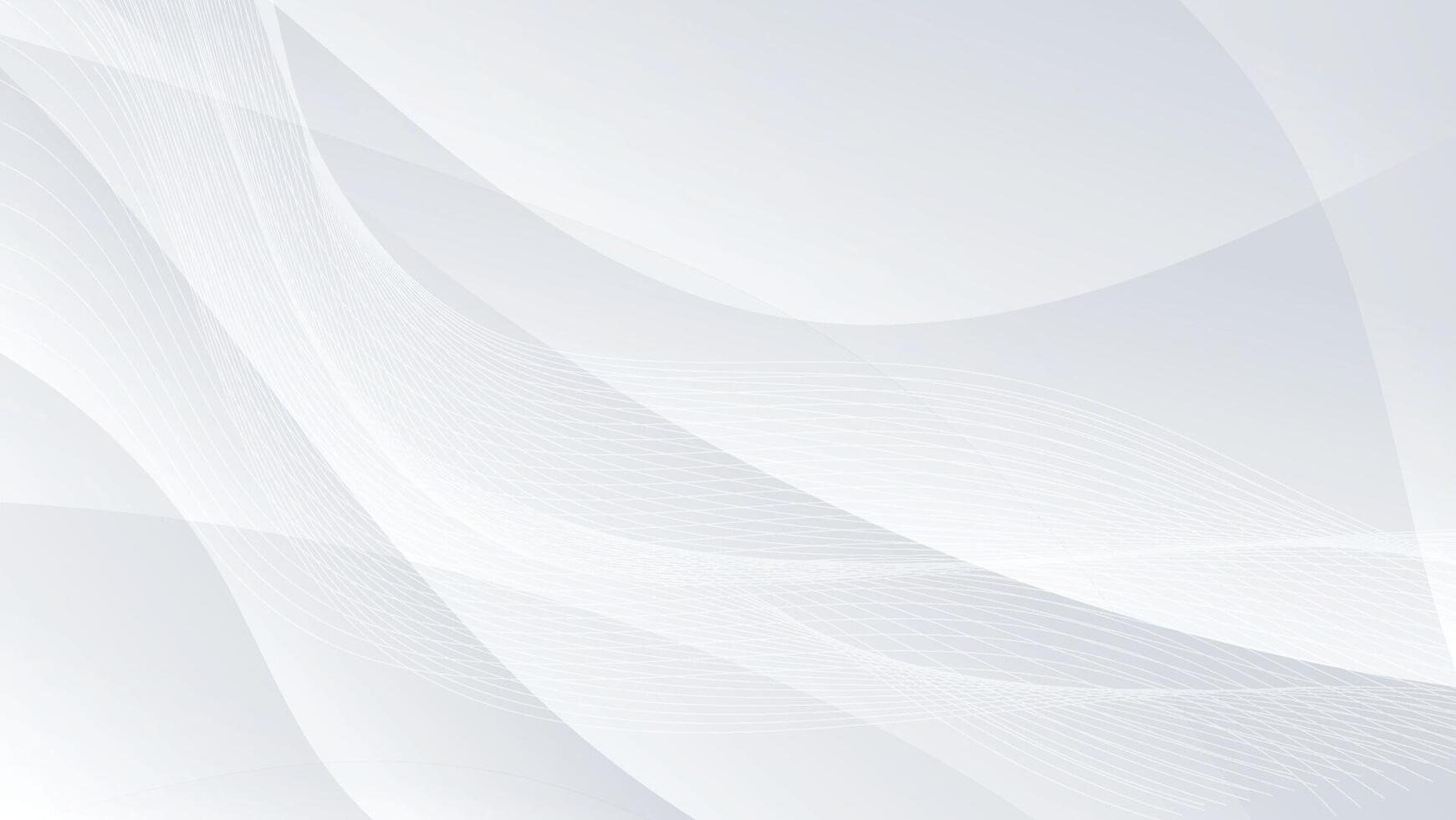 white and grey abstract background with dynamic lines vector