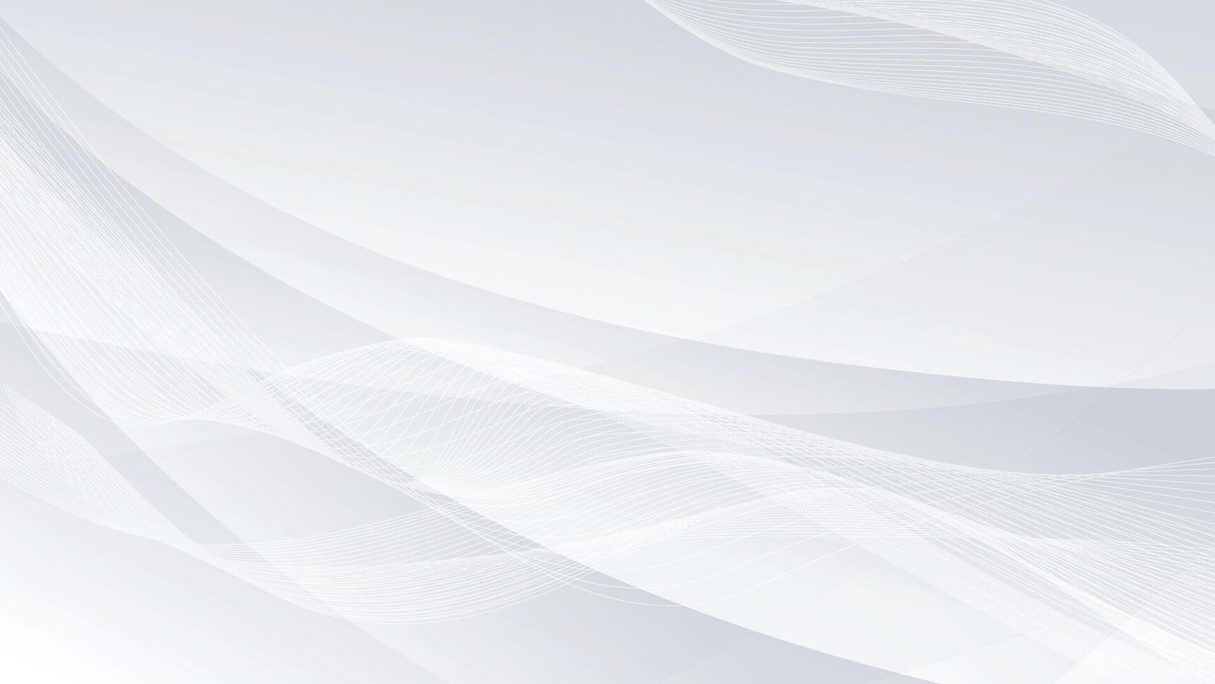 abstract white and grey background with graphic geometric shape and lines decoration vector