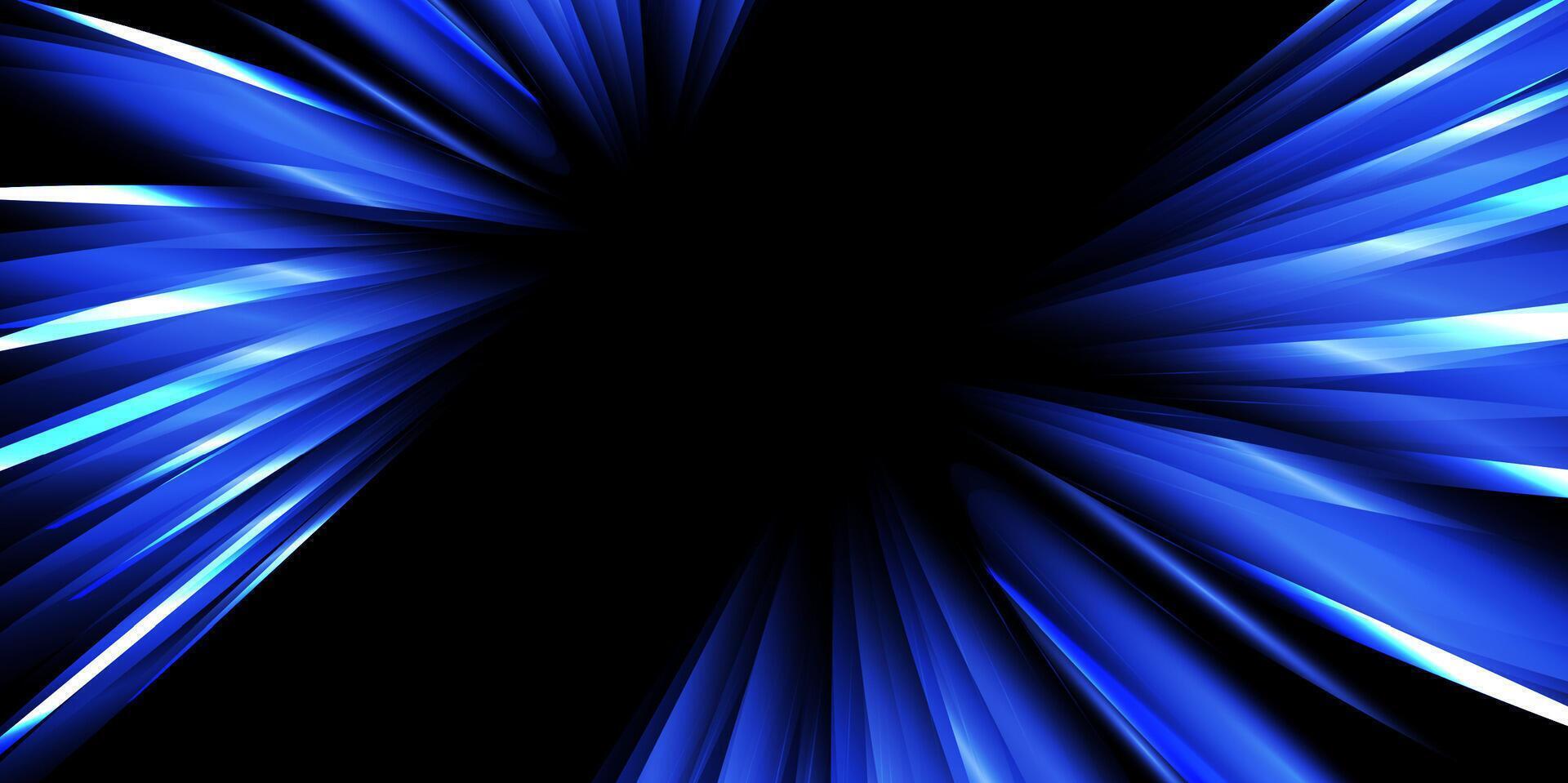 blue light effect background vector