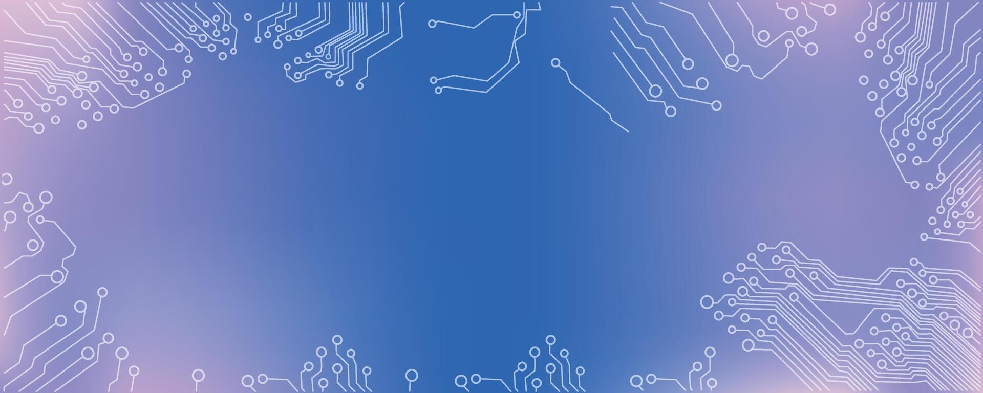 Abstract circuit board background design vector