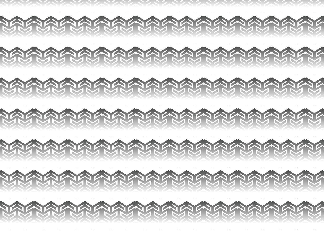 Horizontally Arranged Modern Geometric Abstract Design with a Seamless, Repeating, Monochrome Gradient Striped Pattern, Ideal for a Background or Border Texture vector