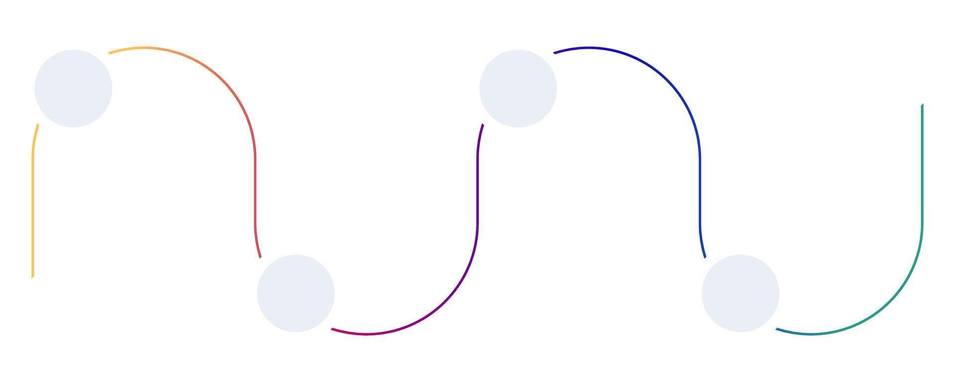 Corporate management planning linear infographic template. Business development. Data visualization with 4 steps. Empty process design. Editable blank options info graphics vector