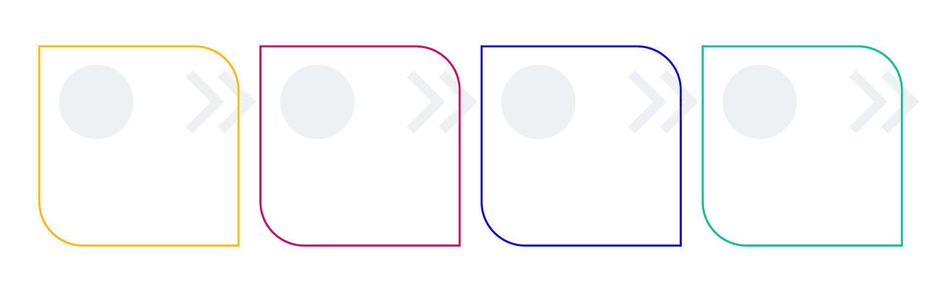 Principles of education square infographic template. Student information support. Data visualization with 4 steps. Empty process design. Editable blank options info graphics vector