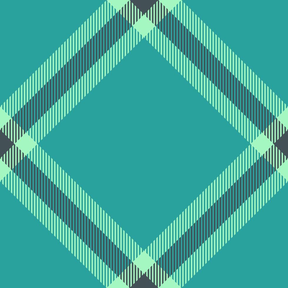 Geometric background with tartan pattern. Turquoise and grey design with diagonal stripes. Useful for designs and backgrounds. vector