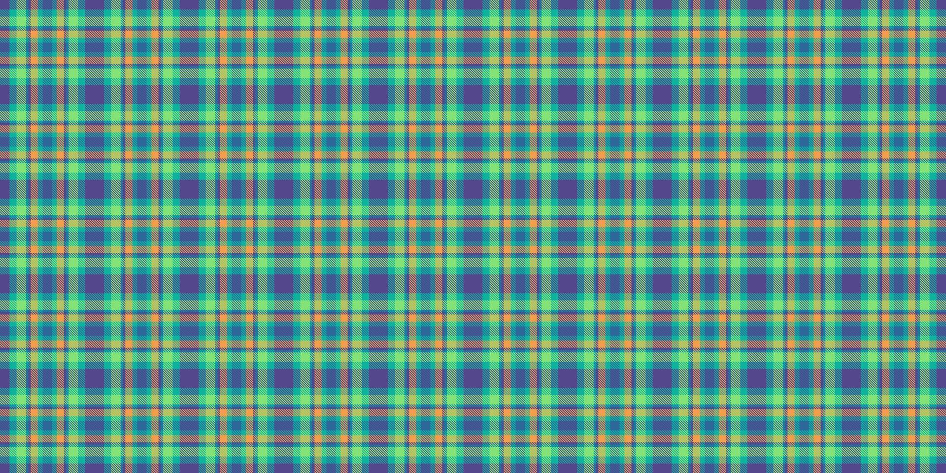 Seamless plaid pattern in vibrant colors. Textile design ideal for backgrounds, apparel, crafts, and festive decorations. Evokes warmth and tradition with a modern twist. vector