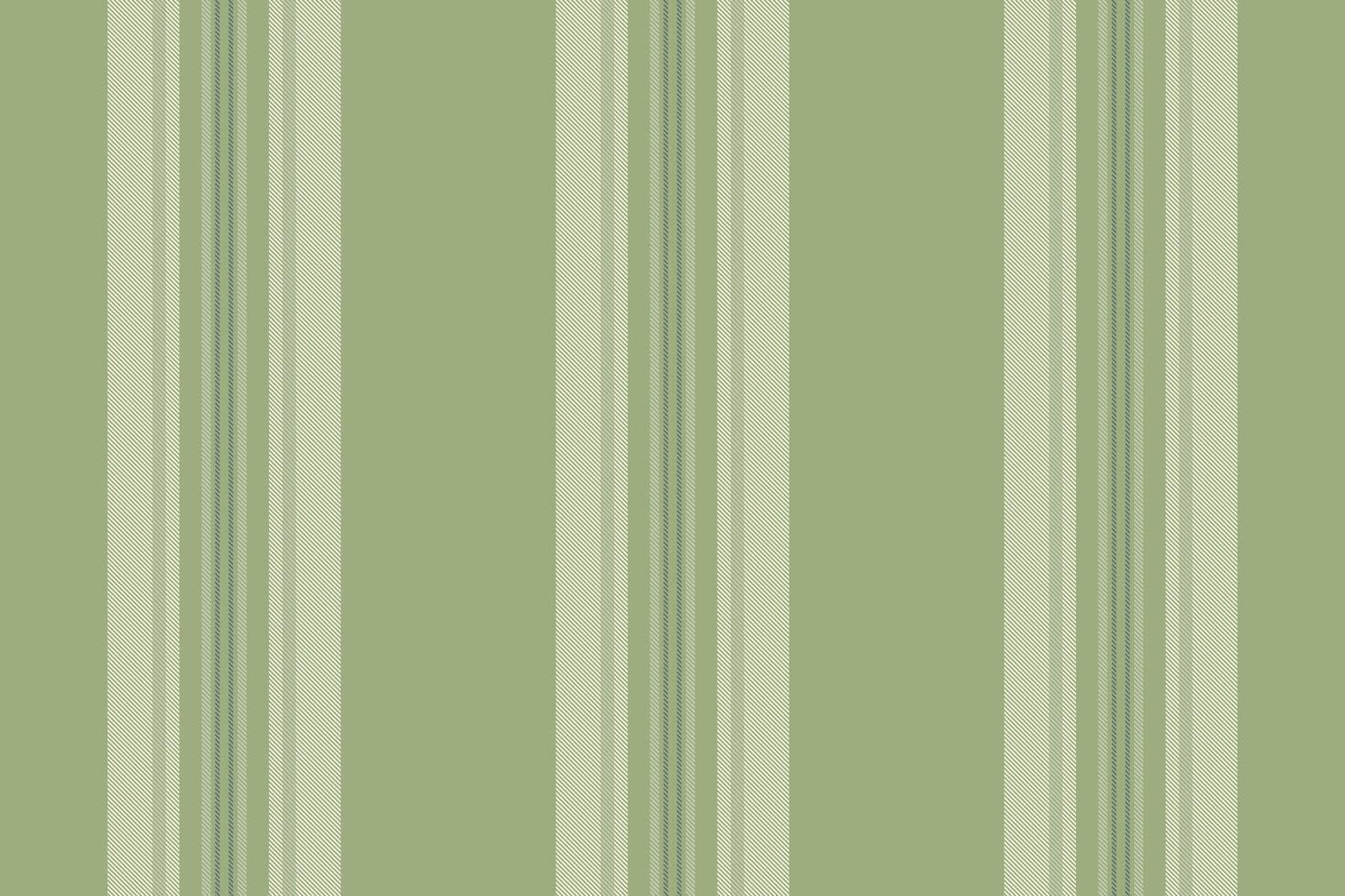 Elegant striped texture background in olive green hues. Classic pattern for design, textiles, and backgrounds. Subtle and refined vertical lines. vector