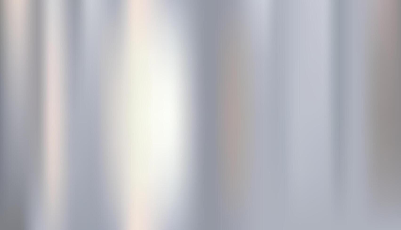 Brilliant background with a silver gradient and metallic texture effect. illustration with bright patches of polished metal vector