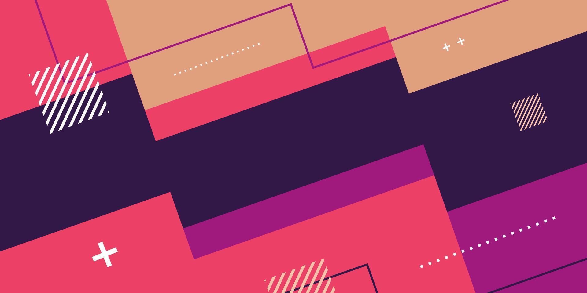 Abstract colorful geometric background with purple color element concept. Trendy background design. vector