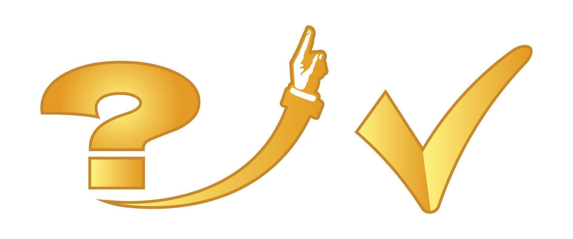 Gradient color curve arrow straight line checkmark set hand drawn doodle art vector