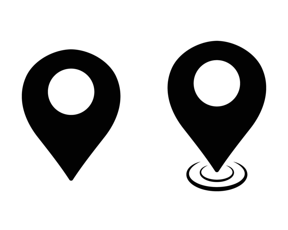 Set of Address Place Icons Illustration for Location and Map Design vector