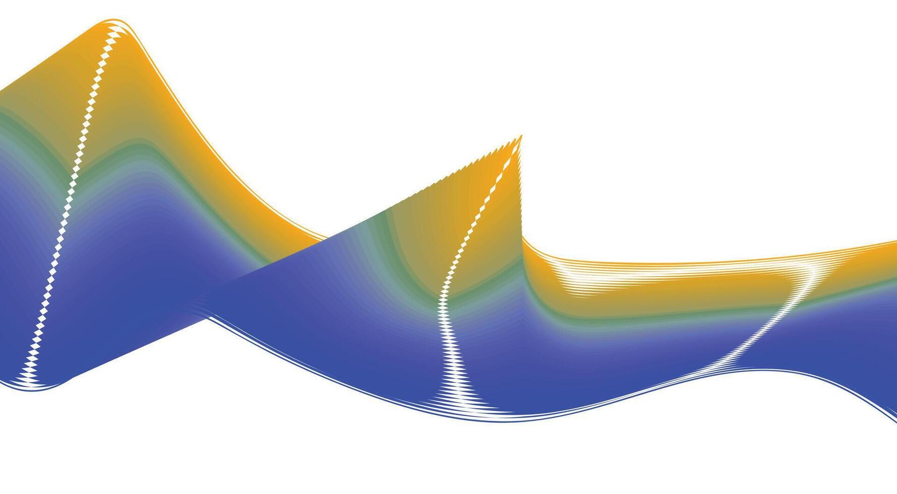 Blend Wavy Curved Abstract Design Gradient Background vector