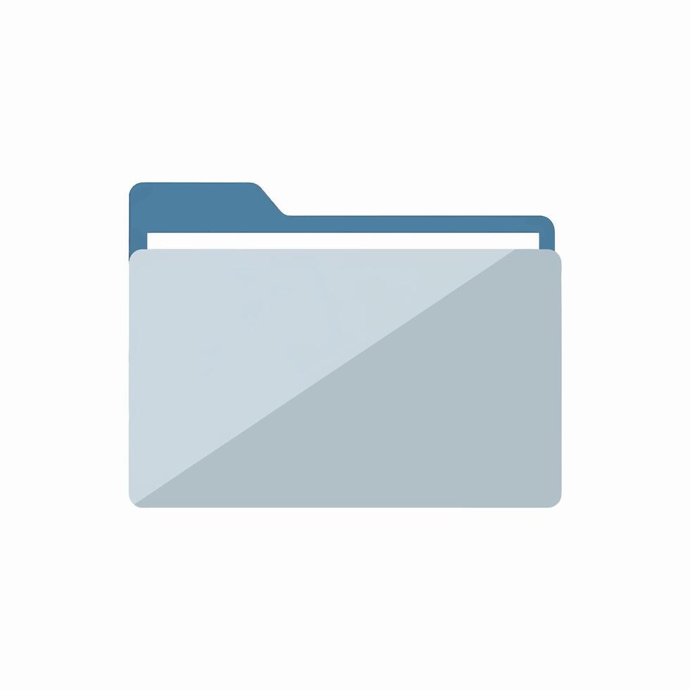 Organizing Your Digital Documents With Ease Using This Modern File Folder Icon Design vector