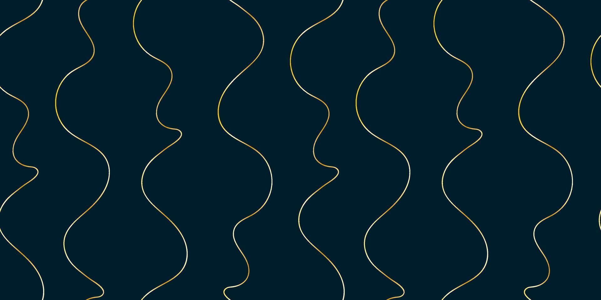 abstract background with beautiful golden liquid lines creating a modern art deco pattern create elegant luxurious vector