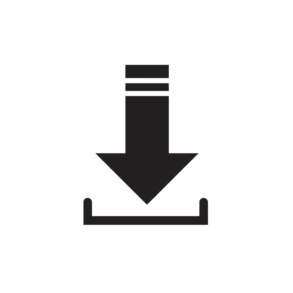 sencillo flecha gráfico símbolo interfaz botón digital web aplicación diseño vector