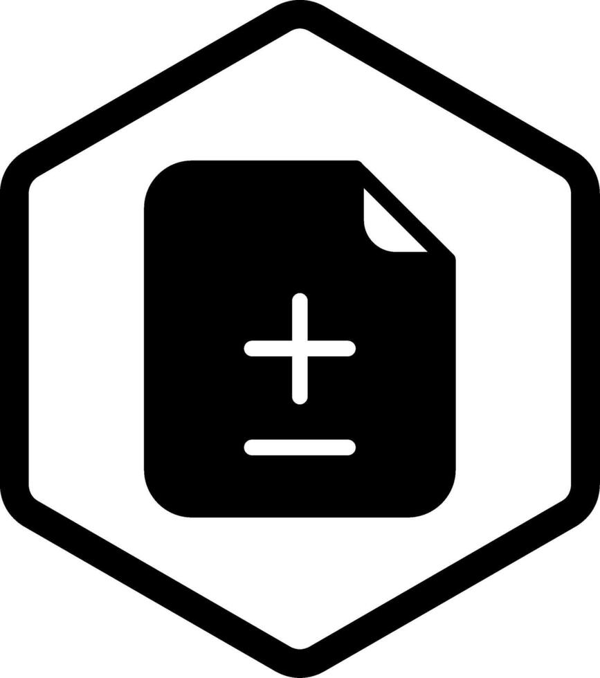 File Diff Glyph Style Icon Design vector