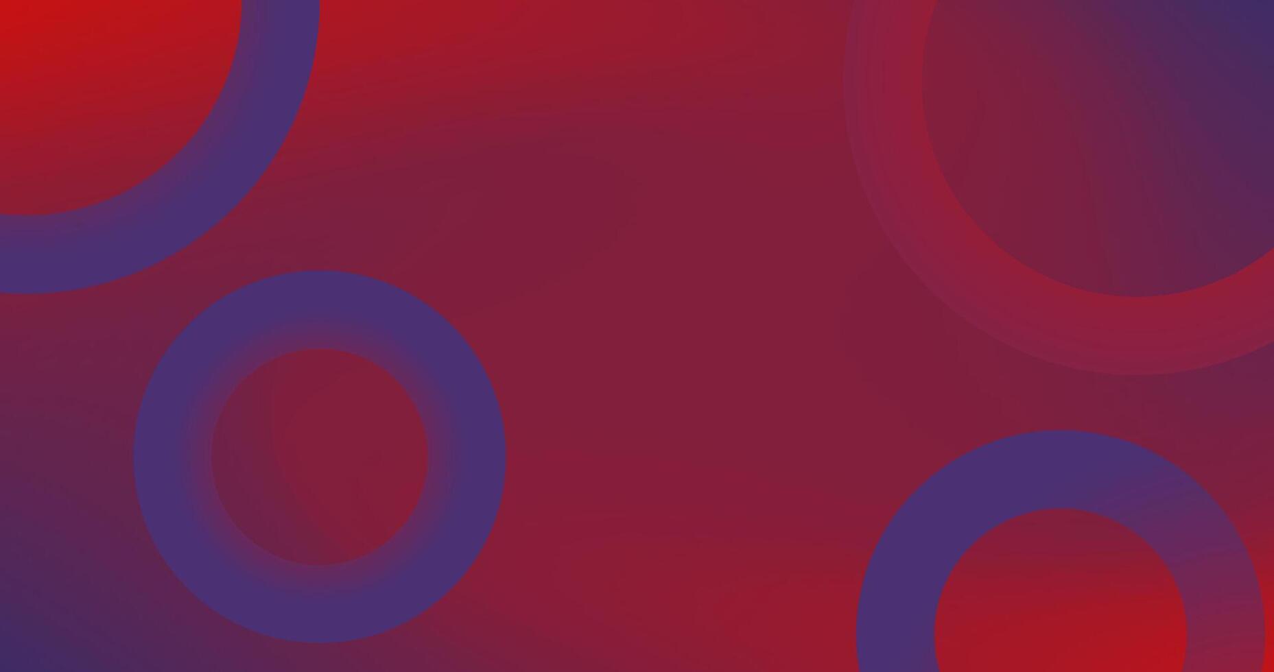 Red Blue Gradient Abstract Copy Space background with circles Gradient mesh include vector