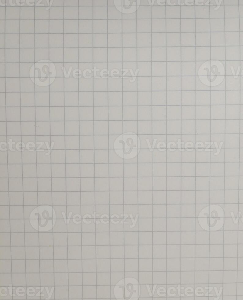 Macro close-up of blank squared graph paper grid texture background photo