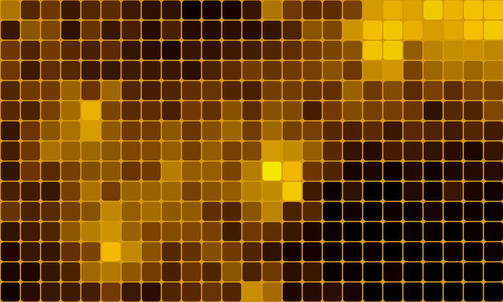 Abstract yellow pixel art grid background. Abstract yellow digital pixel background. vector