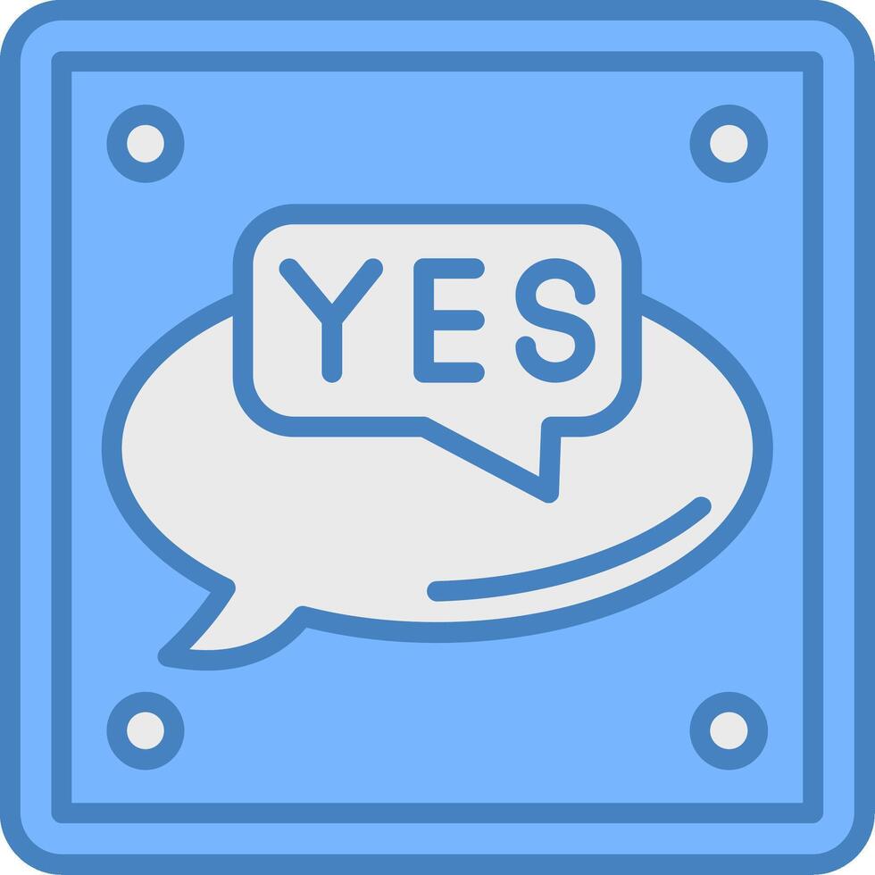 Yes Sharp Grid Mark vector