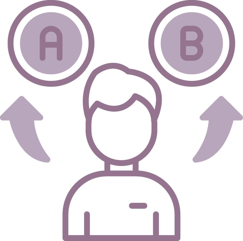 Decision Making Stylish Frame Token vector