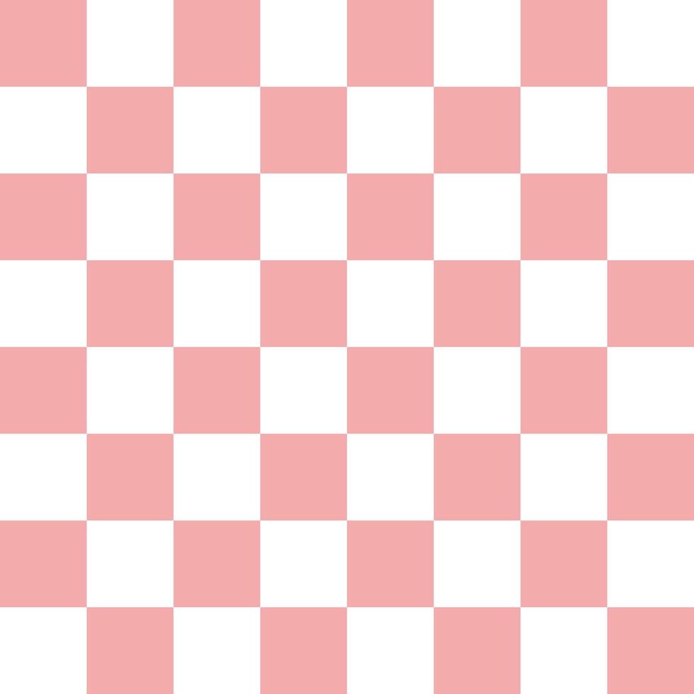 Seamless pattern of chess board checkered texture isolated on white background vector