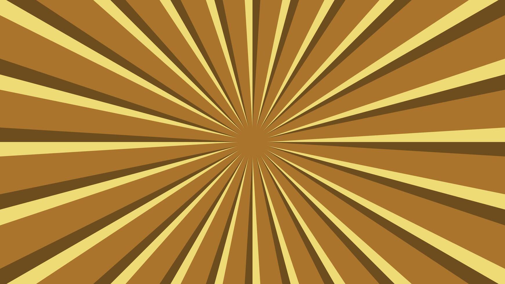 brown speed lines background. abstract sunburst pattern decoration vector