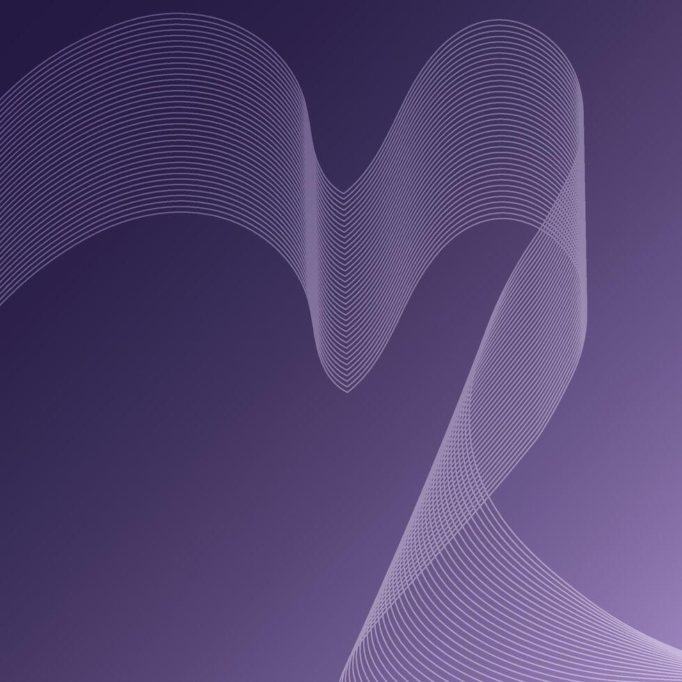 Minimal digital wavy line texture or pattern vector