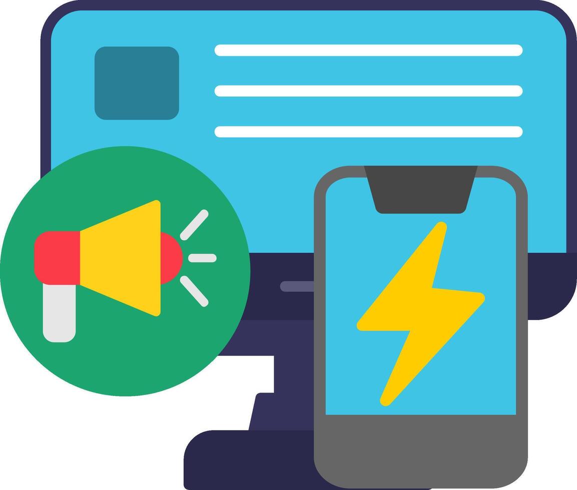 Power Control Button vector