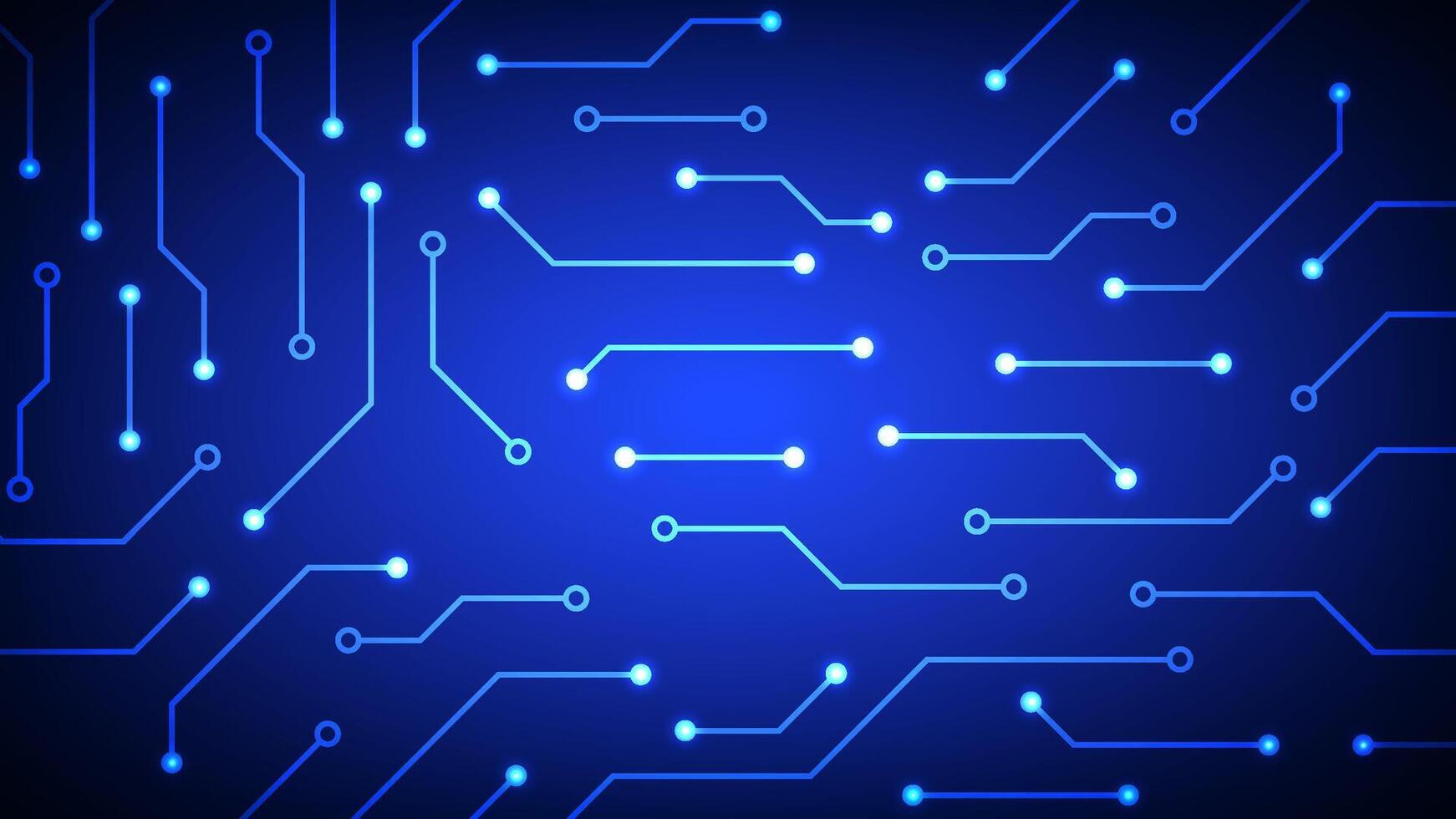 Digital technology circuit background. Futuristic circuit board concept. Design for system circuit computer and data. vector