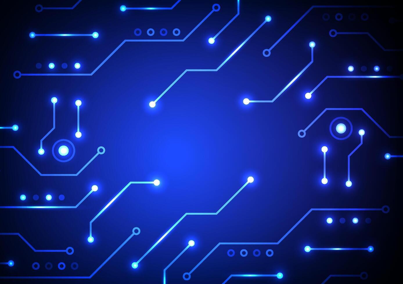 Digital technology circuit background. Futuristic circuit lines concept. Design for machine learning computer and business. vector