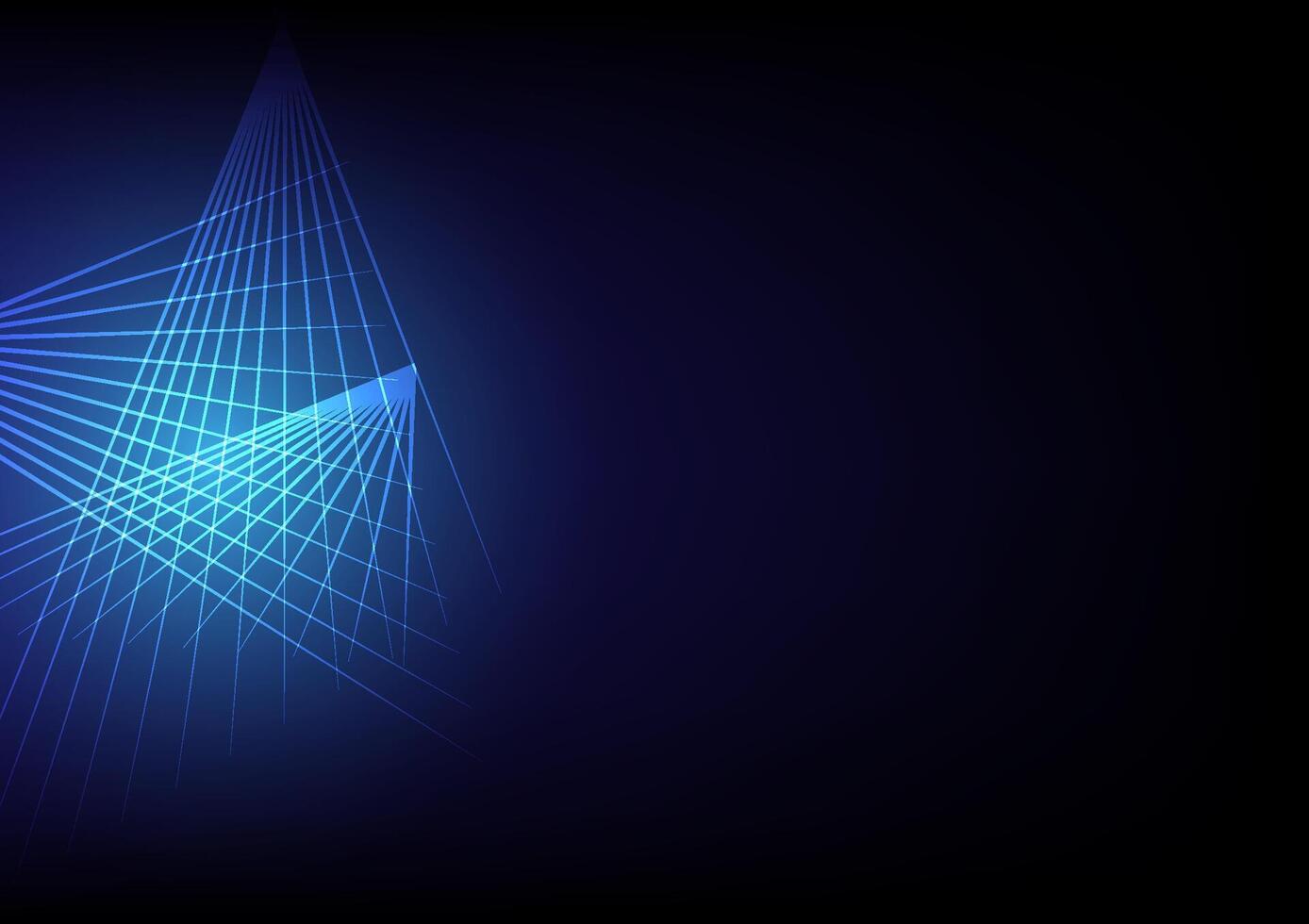 Abstract shape line networking technology concept. Geometric background internet wave signal vector