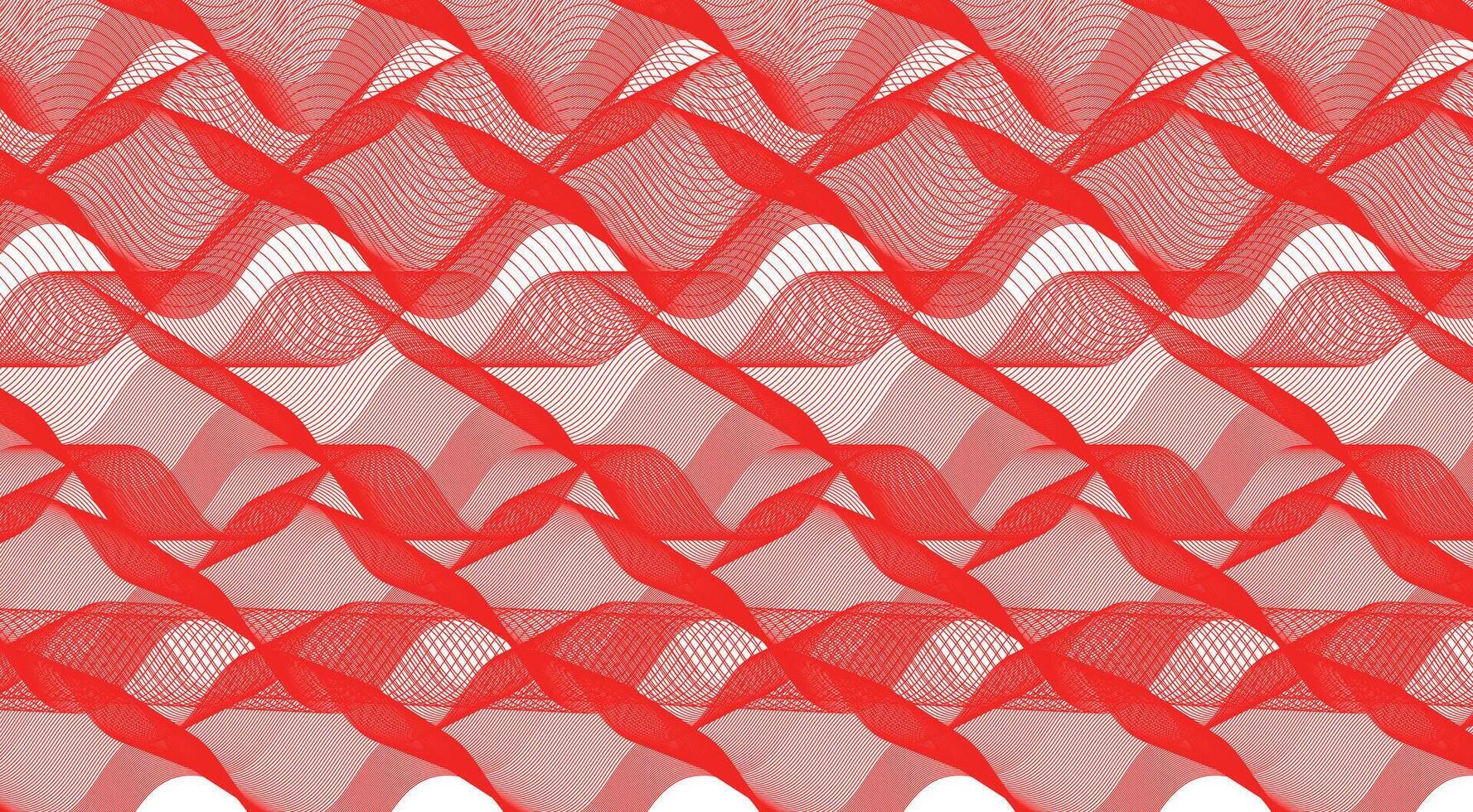 Blend Wavy Lines Curved Smooth Red Abstract Background Design Illustration vector