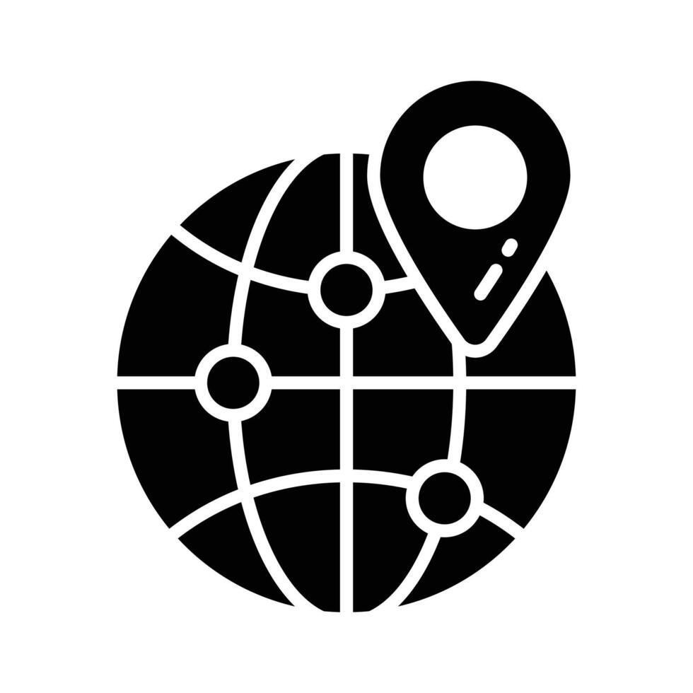 Get this amazon flat style icon of global location in modern style.. vector