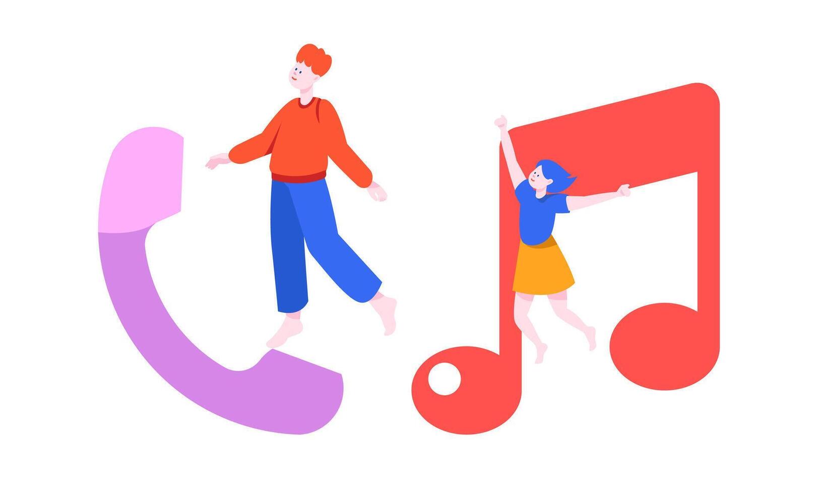 Building Connections Through Engaging Communication and the Power of Music Itself vector