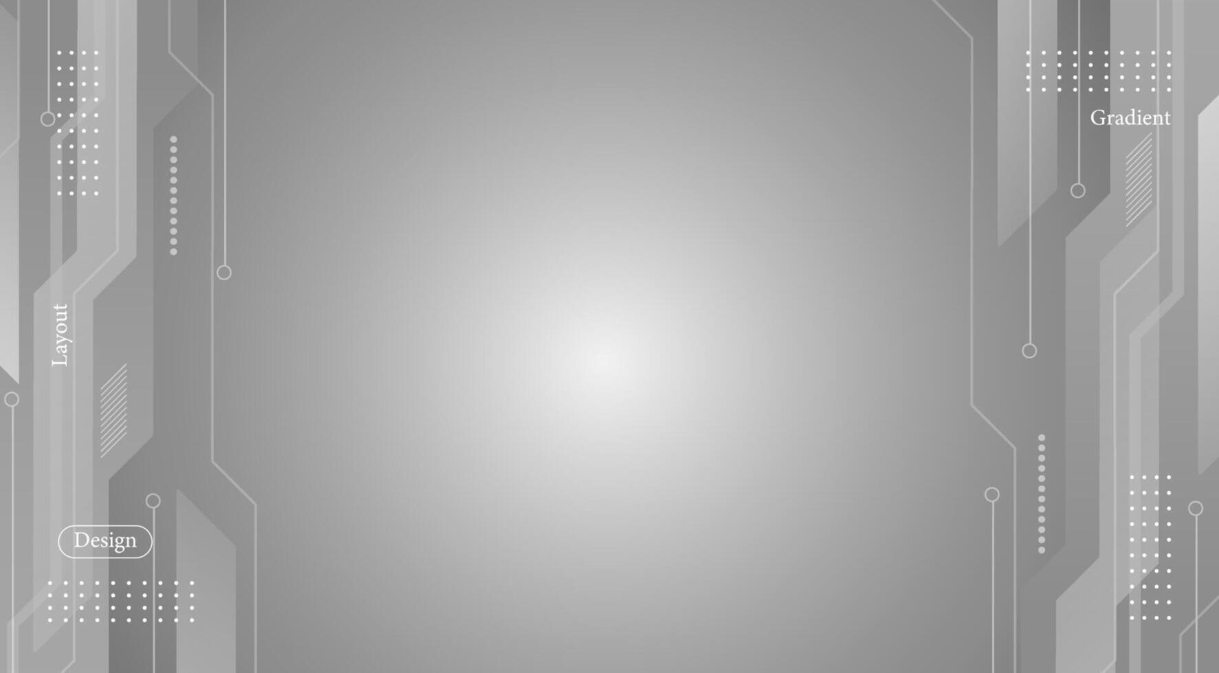 Abstract futuristic digital gray line technology background. Suitable for banner and poster background designs. vector