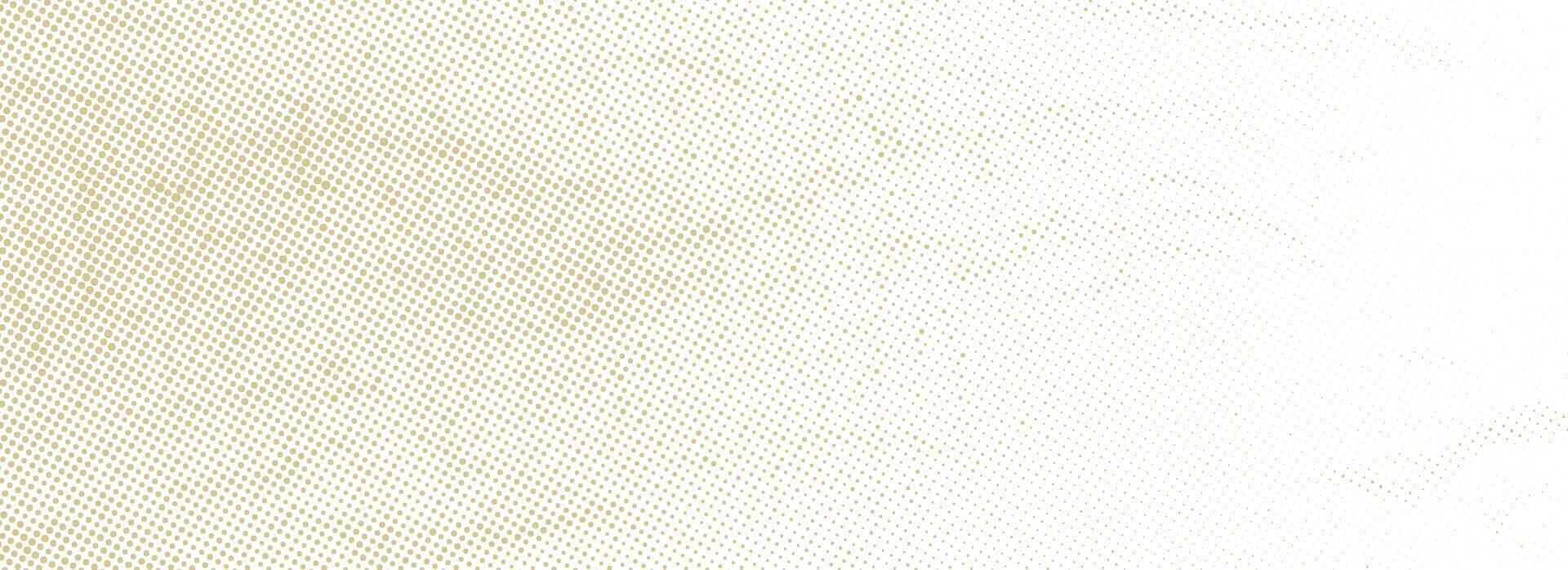 Dotted beige halftone background. Light cream pixelated paper texture. Retro craft brown wallpaper. Weathered dirty canvas material backdrop. Grunge grainy gradient overlay. Sackcloth texure vector