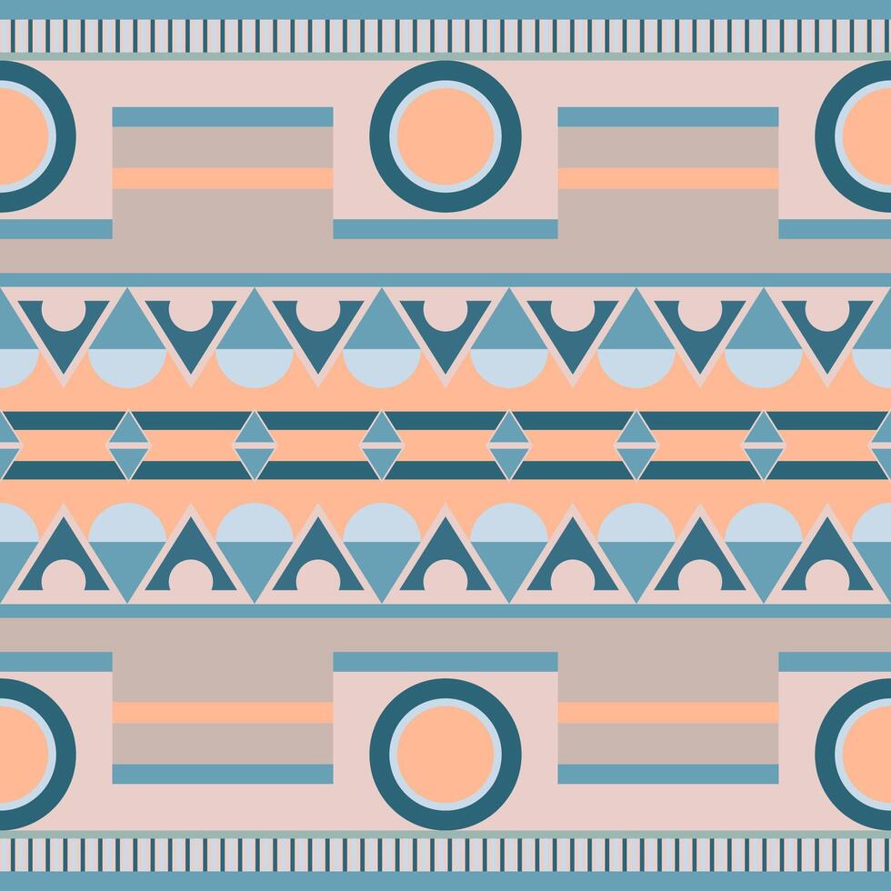 Seamless pattern with tribal pattern for your creativity vector
