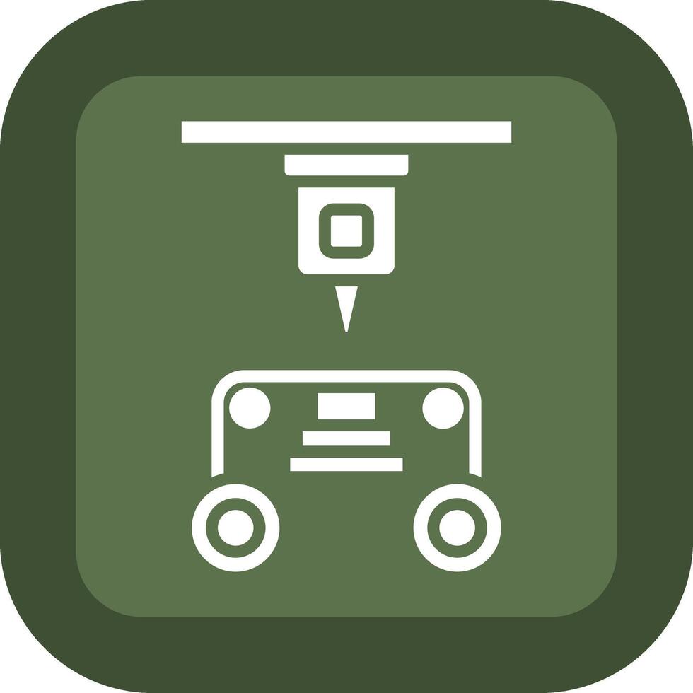 Laminated Object Manufacturing Geometric Mobile App Mark vector