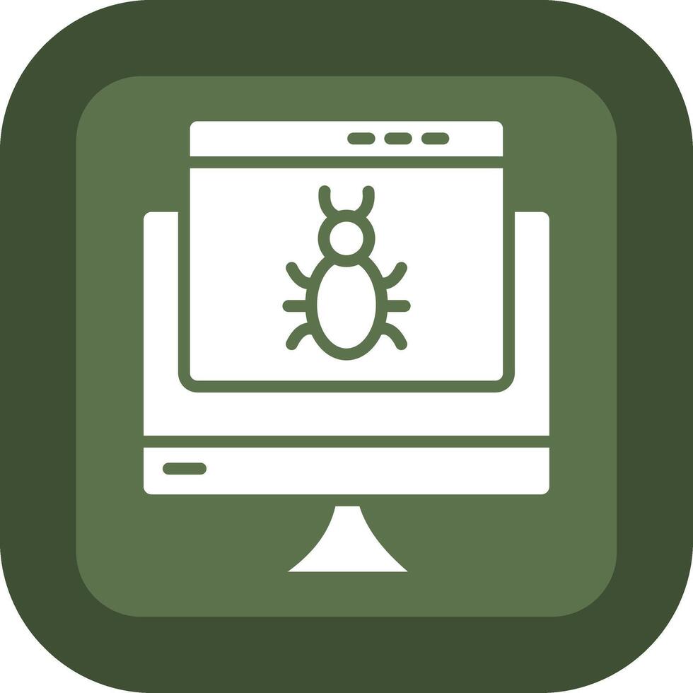 Debug Shadowed Flat UI Design vector