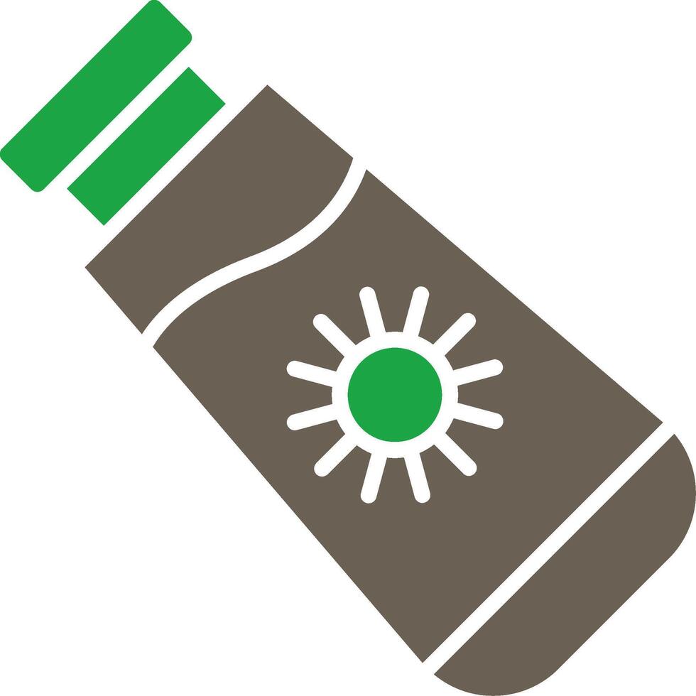 Sunscreen Three Dimensional Interface Shape vector