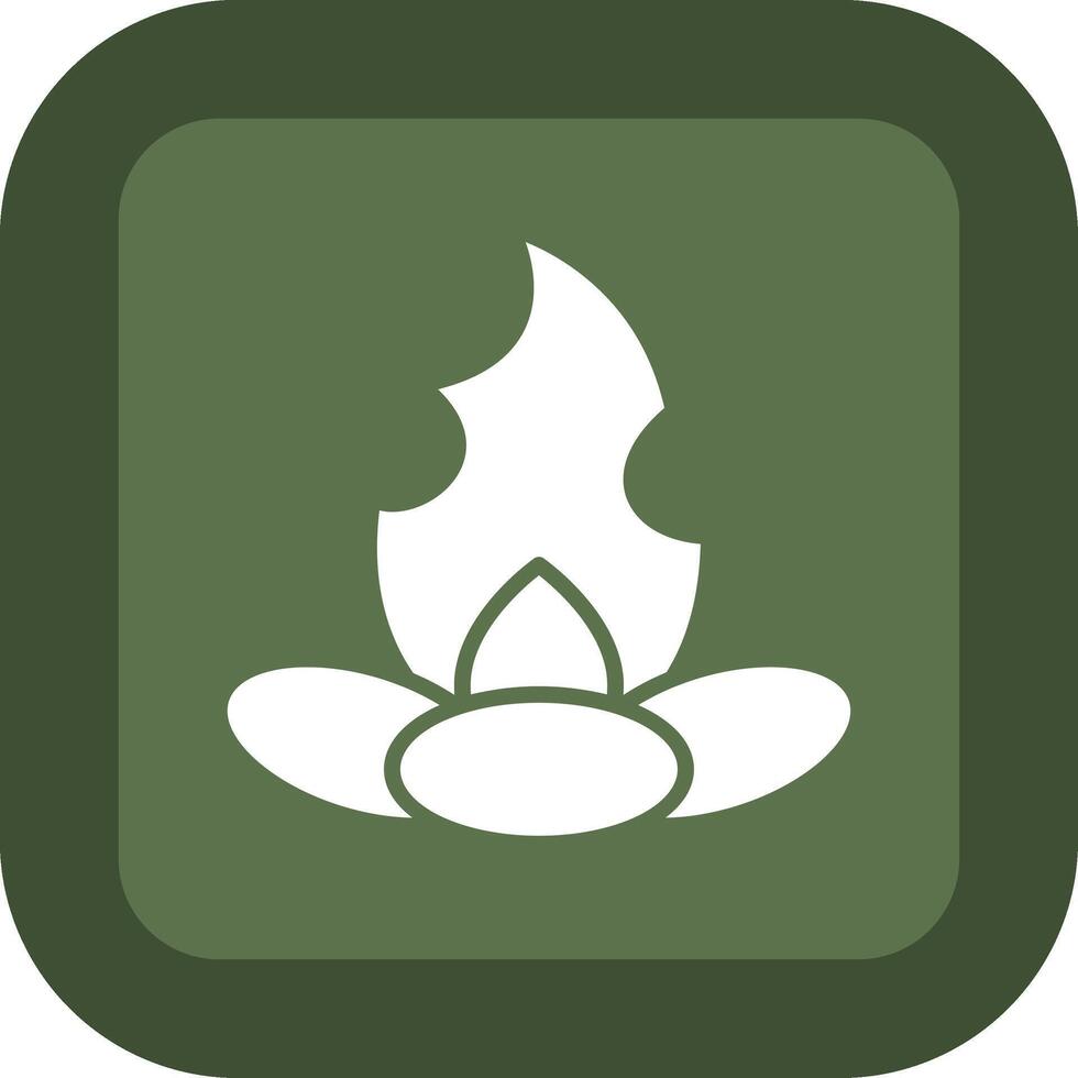 Firepit Digital Application Concept Design vector