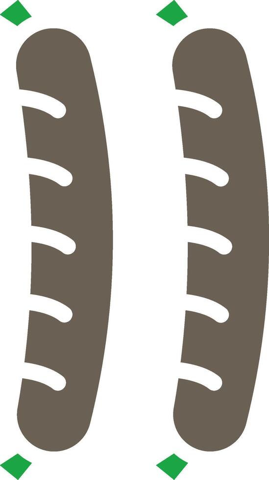 Sausages Custom Line Based Element vector