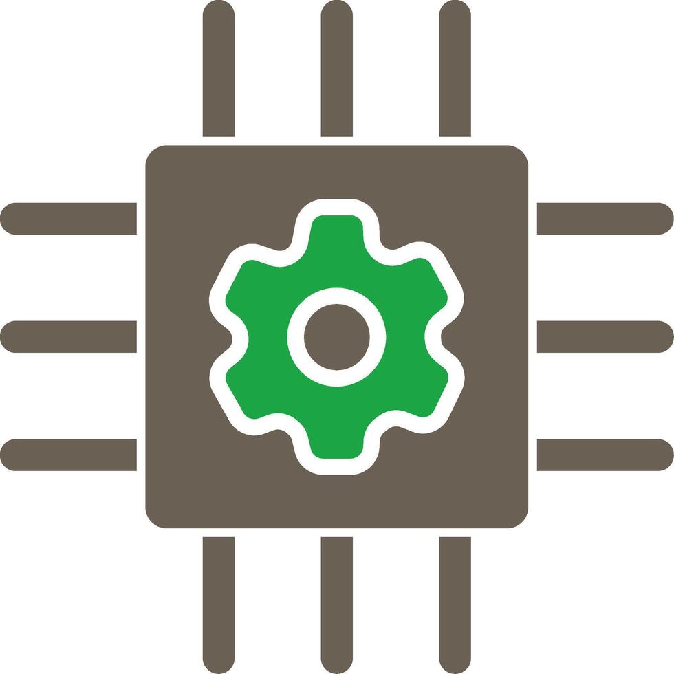 Artificial Intelligence Vibrant Color Visual Object vector