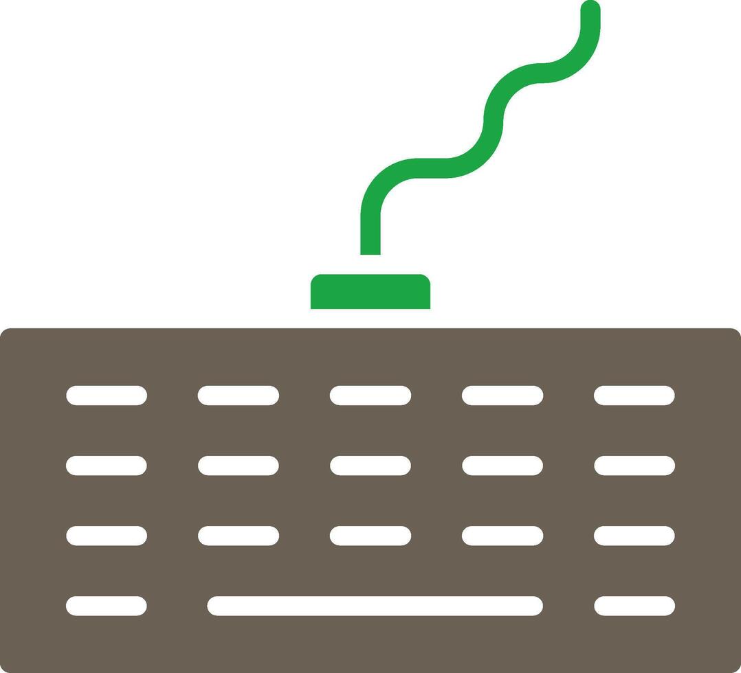 Keyboard Three Dimensional Interface Shape vector