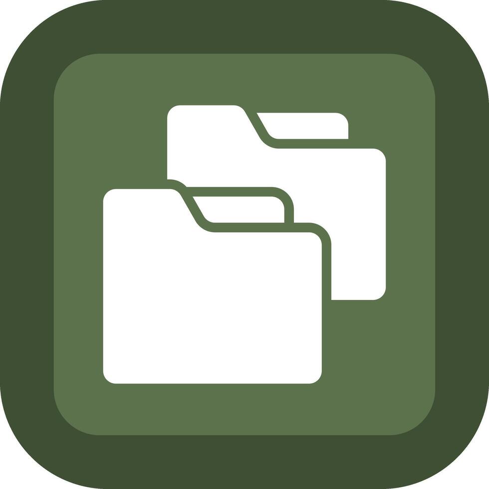 carpeta Copiar vívido solicitud ui elemento vector