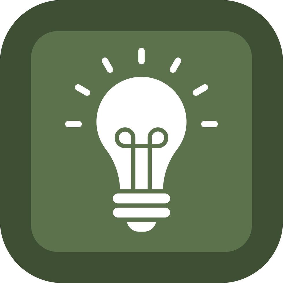 Bulb Application Focused UI Design vector