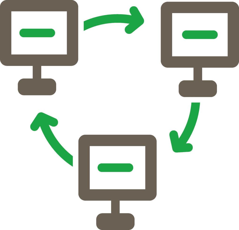 Network Connection Digital Technology Style Element vector