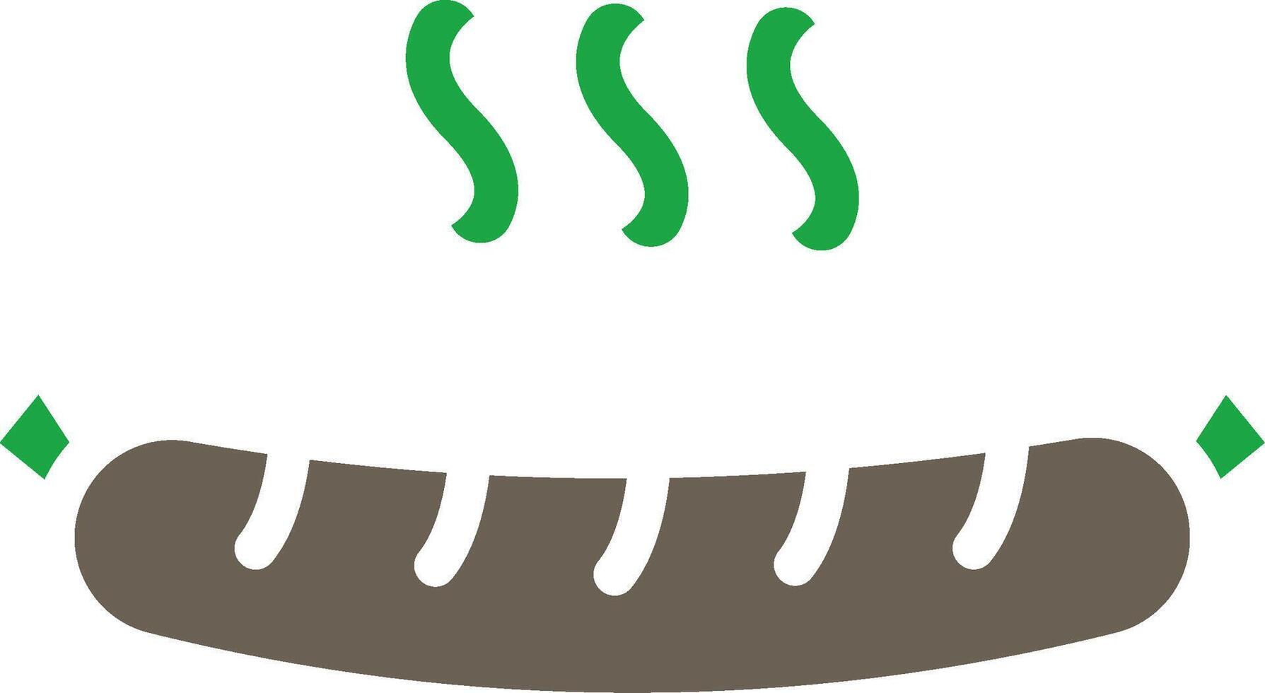 Sausage Custom Line Based Element vector